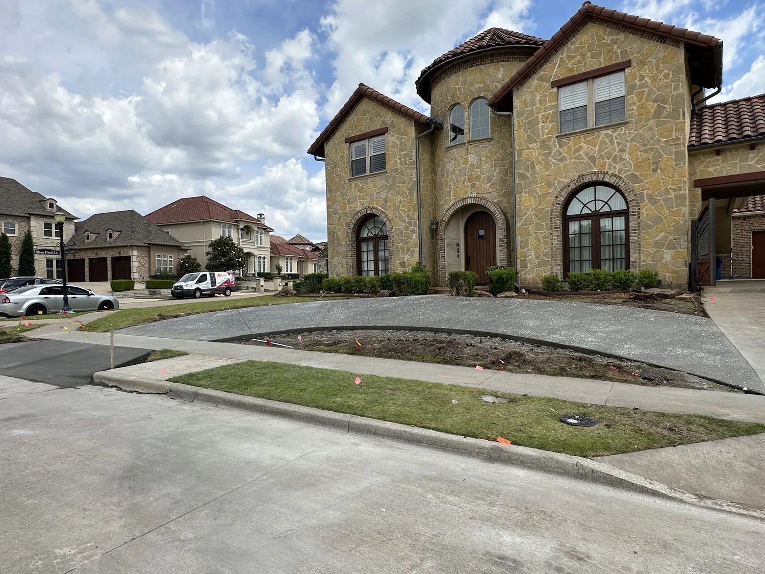Featured Residential Driveway by Lucky’s Concrete in Round Rock